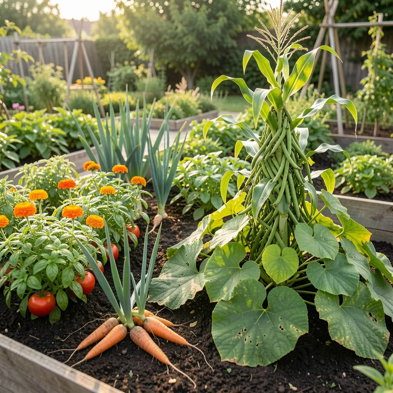 Associer les légumes au potager : le guide des plantes compagnes