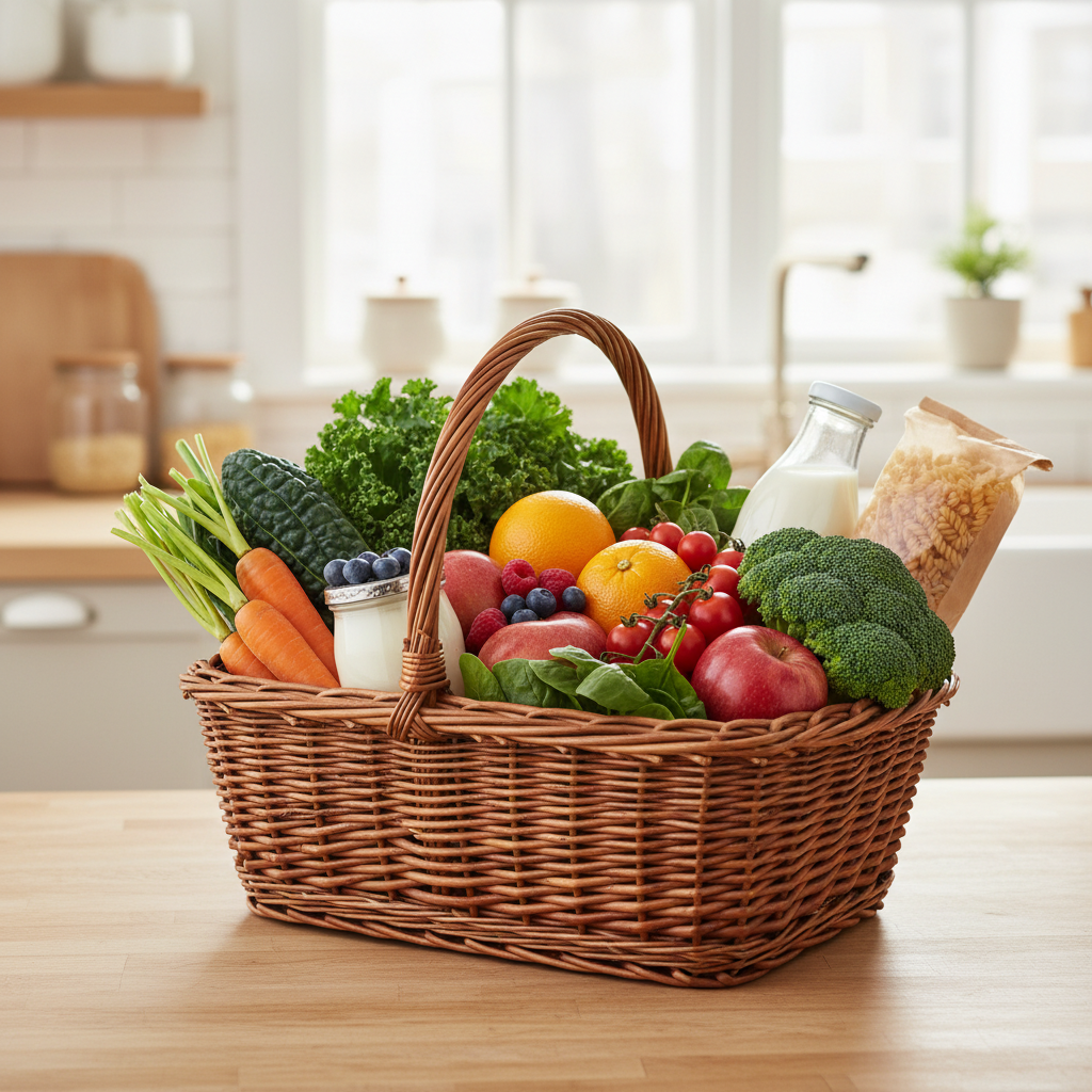 Composer un panier équilibré : les bases de la nutrition familiale