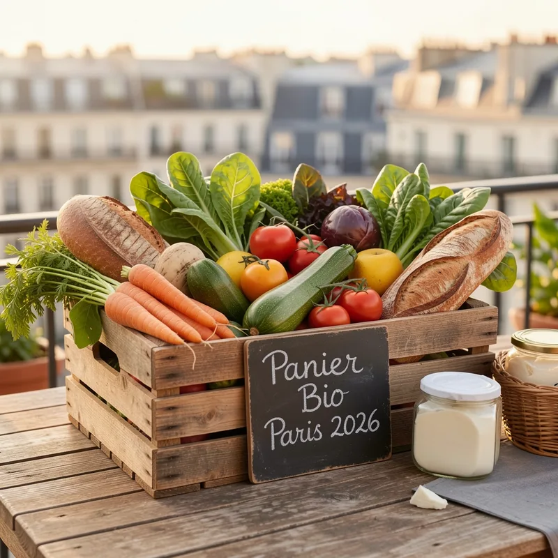Livraison de panier bio à Paris : formules, prix et conseils pour bien choisir (2026)